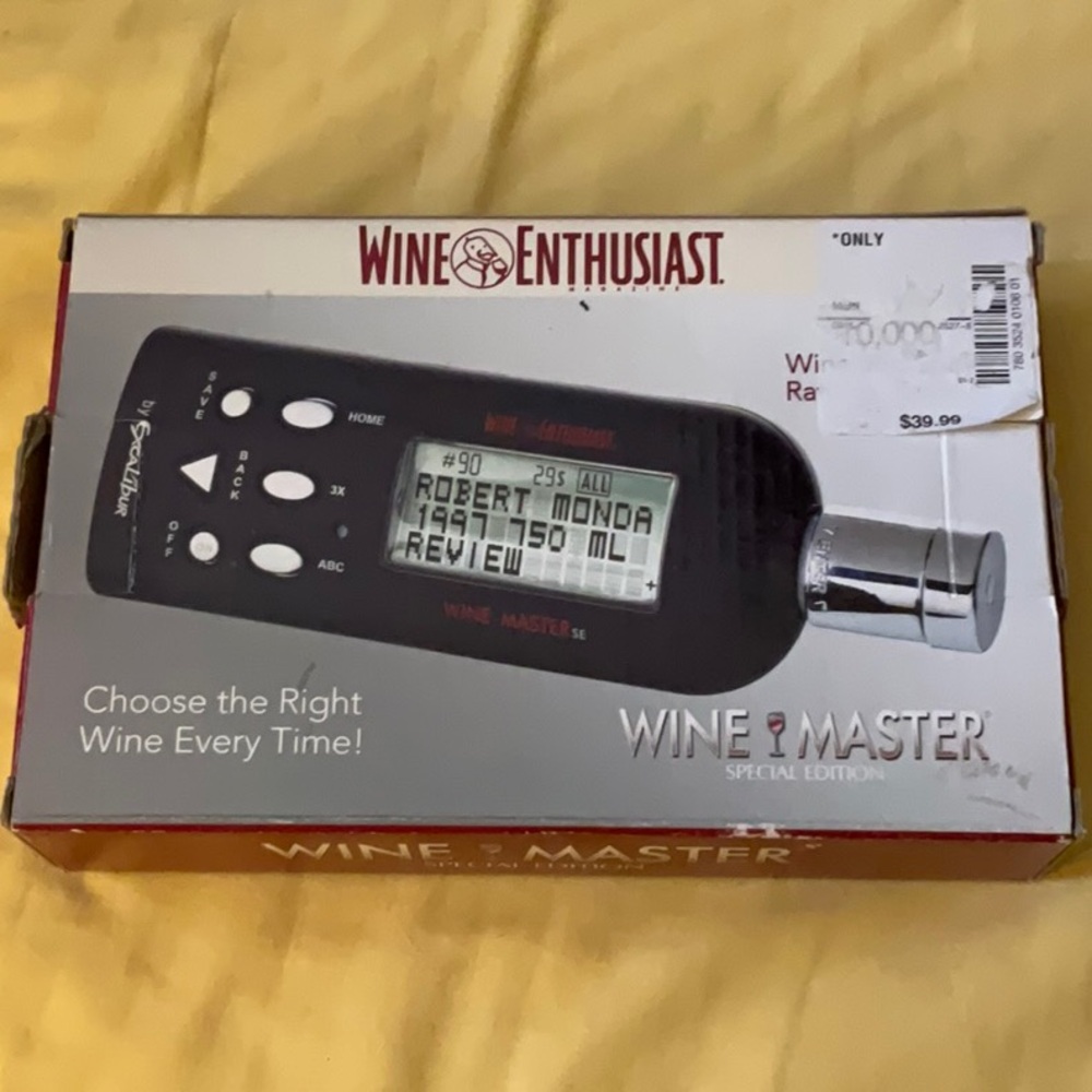 Wine Enthusiast Wine Master Electronic Tasting Tool